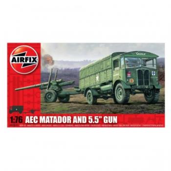 Kit Automodele Arifix 01314 Camion Aec Matador And 5.5" Gun Scara 1:76