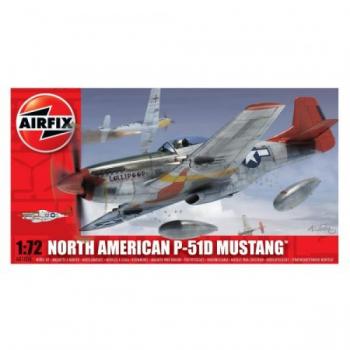 Kit Aeromodele Airfix 01004 Avion North American P-51d Mustang Scara 1:72