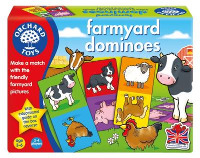 Joc Educativ Domino Ferma Farmyard Dominoes