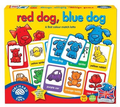 Joc Educativ Loto In Limba Engleza Catelusii Red Dog Blue Dog
