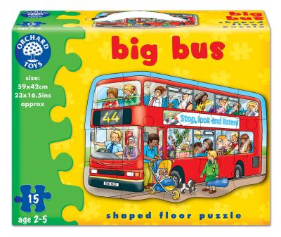 Puzzle De Podea Autobuzul (15 Piese) Big Bus