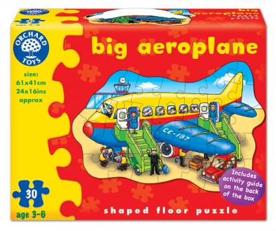 Puzzle De Podea Avion (30 Piese) Big Aeroplane