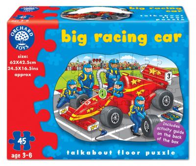 Puzzle De Podea Masina De Curse (45 Piese) Big Racing Car