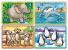 Set 4 Puzzle Animale (4 6 8 & 12 Piese) Animals Four In A Box