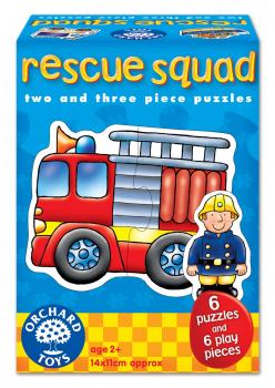 Set 6 Puzzle Echipa De Salvare (2 Si 3 Piese) Rescue Squad