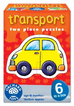 Set 6 Puzzle Transport (2 Piese)