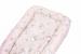 Baby nest ursuletul martinica roz - culcus bebelus pentru dormit, reversibil, multifunctional 100 x 60 cm
