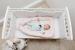 Baby nest ursuletul martinica roz - culcus bebelus pentru dormit, reversibil, multifunctional 100 x 60 cm