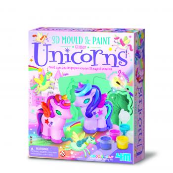 Atelier creativ 3d modeleaza si picteaza - unicorni cu sclipici