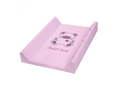 Saltea De Infasat Bebe Cu Intaritura 70x50 Klups Sweet Bear Pink 167