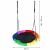 Leagan pentru copii rotund, tip cuib de barza, suspendat, 110 cm, ecotoys mir6001 - multicolor