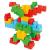 Jucarie Pilsan Cuburi de construit in cutie Jumbo Blocks 166 piese