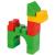 Jucarie Pilsan Cuburi de construit in cutie Jumbo Blocks 166 piese