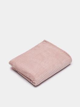 Paturica pentru copii baby fleece roz pudra 90x110 cm