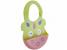 Baveta din silicon soft baby bib (culoare: galben)