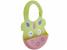 Baveta din silicon soft baby bib (culoare: galben)