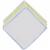 Set 10 batistute din bumbac pentru copii 20x20 cm