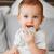 Cravata bebelusi cu accesoriu de dentitie babyjem (culoare: ecru)