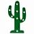 Lampa de veghe in forma de cactus ricokids 740901 - verde