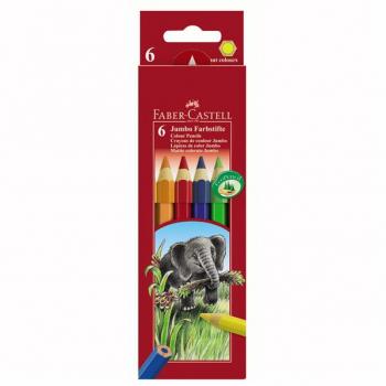 Creioane Colorate Jumbo Faber-castell 12 Culori