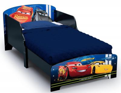 Pat Cu Cadru Din Lemn Disney Cars Team