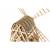 Puzzle 3d moara - kit model mecanic