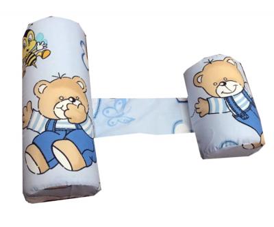 Perna antisufocare, antiregurgitare si pozitionare bebelusi deluxe - ursi cu albine pe albastru