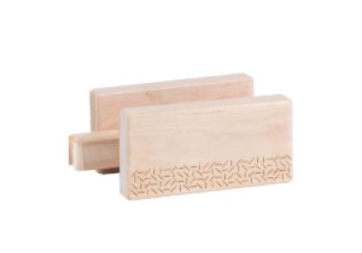 Set manere classic din lemn pentru saune uscate st3023