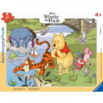 Puzzle tip rama winnie the pooh, 47 piese