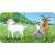 Puzzle familii de animale, 9x2 piese