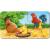 Puzzle familii de animale, 9x2 piese