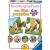Puzzle familii de animale, 9x2 piese