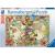 Puzzle harta lumii cu fauna si flora, 3000 piese