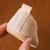 Balerini tip piele intoarsa (culoare: crem, marime: 25)