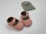 Pantofiori bebelus (culoare: auriu, marime: 6-12 luni)
