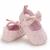 Balerini bebelus cu stelute (culoare: roz, marime: 12-18 luni)