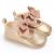 Pantofiori cu fundita (culoare: roz, marime: 12-18 luni)