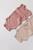 Set de 2 body-uri fara maneci din bumbac organic si modal - roz/blush (marime: 9-12 luni)