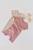 Set de 2 salopetele cu maneca scurta din bumbac organic si modal - roz/ blush (marime: 9-12 luni)