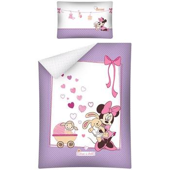 Lenjerie de pat Minnie Mouse 100x135 cm STC15B