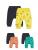 Set de 2 perechi de pantaloni litere pentru bebelusi, tongs baby (culoare: galben, marime: 9-12 luni)