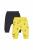 Set de 2 perechi de pantaloni litere pentru bebelusi, tongs baby (culoare: galben, marime: 3-6 luni)