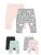Set de 2 perechi de pantaloni lame pentru bebelusi, tongs baby (culoare: gri, marime: 6-9 luni)