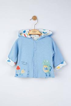 Jacheta subtire pentru copii detective, tongs baby (culoare: albastru, marime: 6-9 luni)