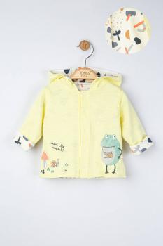 Jacheta subtire pentru copii detective, tongs baby (culoare: galben, marime: 9-12 luni)