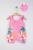 Salopeta din muselina de vara pentru bebelusi, tongs baby (culoare: roz, marime: 6-9 luni)