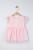 Rochita eleganta cu tulle pentru fetite, tongs baby (culoare: roz, marime: 6-9 luni)