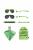Ochelari de soare pentru copii mokki click & change, protectie uv, verde, 2-5 ani, set 2 perechi