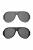 Ochelari de soare pentru copii mokki click & change, protectie uv, negru, 2-5 ani, set 2 perechi