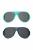 Ochelari de soare pentru copii mokki click & change, protectie uv, bleu, 2-5 ani, set 2 perechi